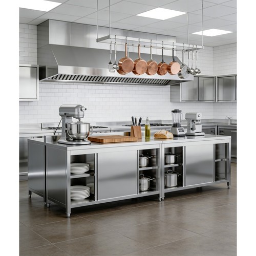 Stainless steel table - stainless,